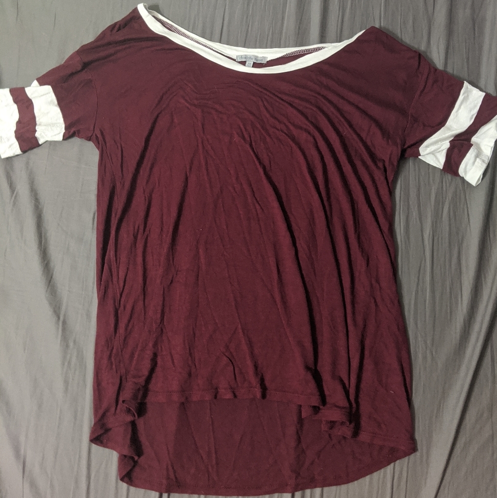 Maroon tee